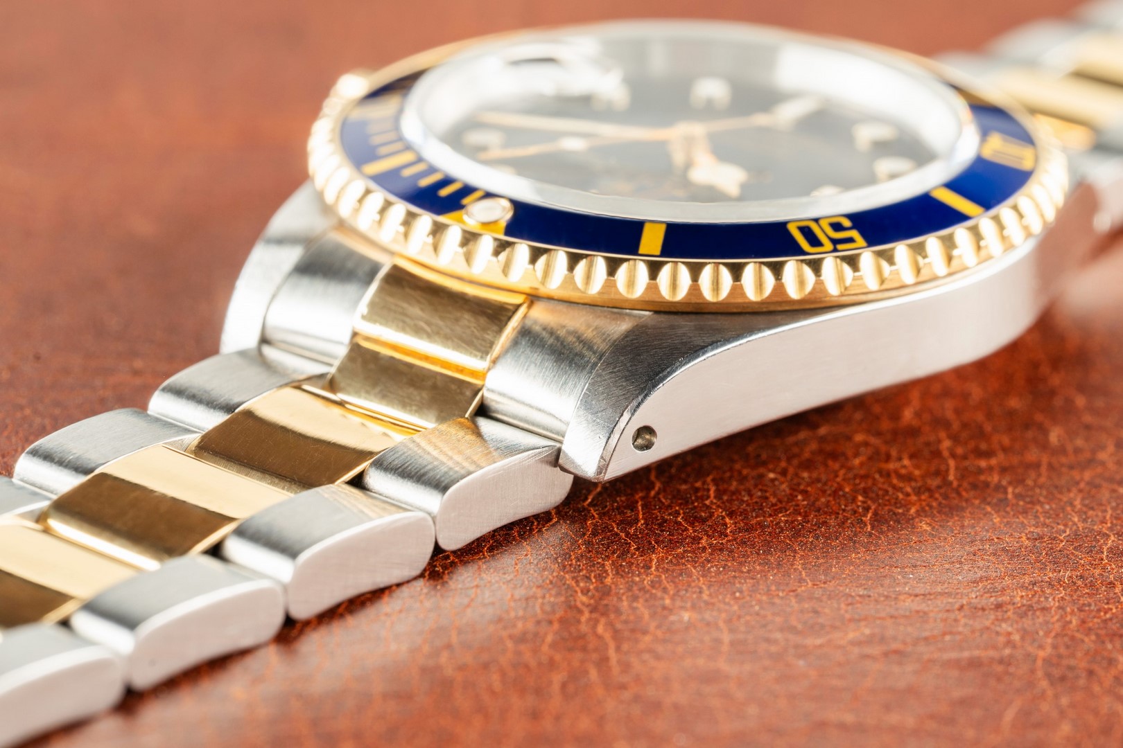 16613 Submariner Date (blue/purple / unpolished / caseback sticker / box and papers) – Bild 8