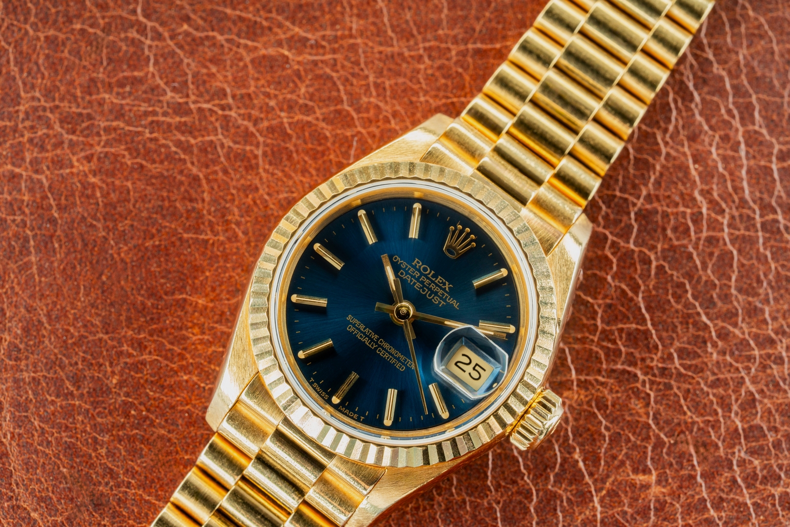 69178 Lady-Datejust (blue dial / unpolished / full set Munich Germany) – Bild 5