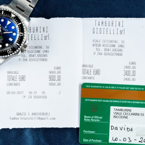 Alternative view of 116660 Sea-Dweller (James Cameron / new with stickers / italian full set)