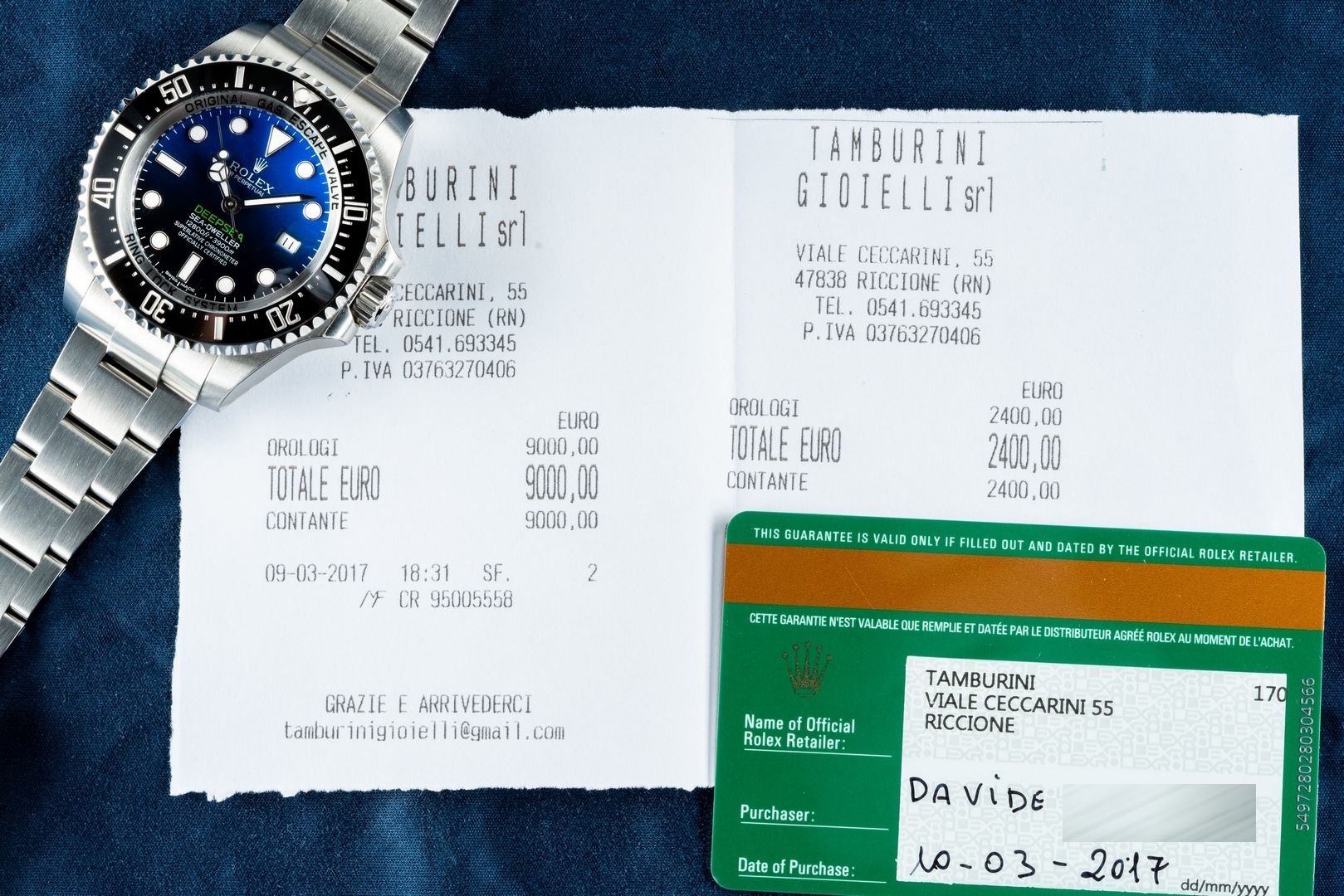 116660 Sea-Dweller (James Cameron / new with stickers / italian full set) – Bild 2