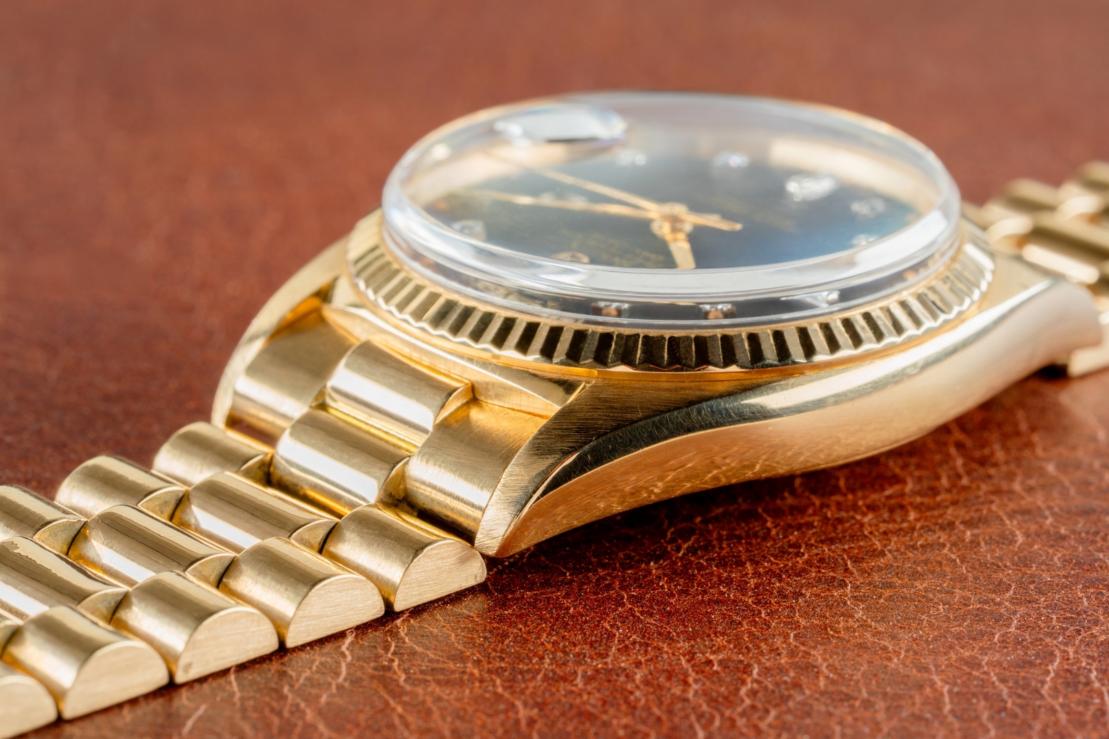 1803 Day-Date (full set Caracas / perfect black dia dial / hidden clasp) – Bild 10
