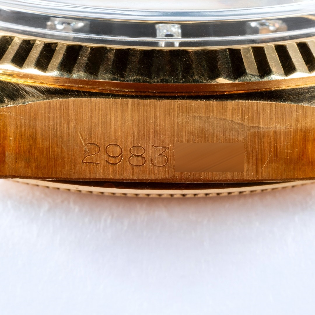 1803 Day-Date (full set Caracas / perfect black dia dial / hidden clasp) – Bild 14