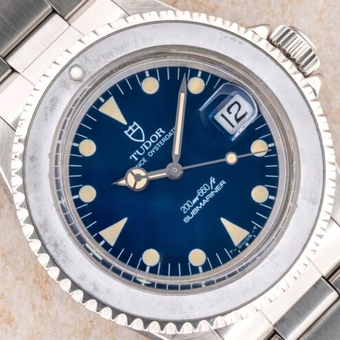 79090 Submariner Date (blue dial / super patina / faded ghost bezel)
