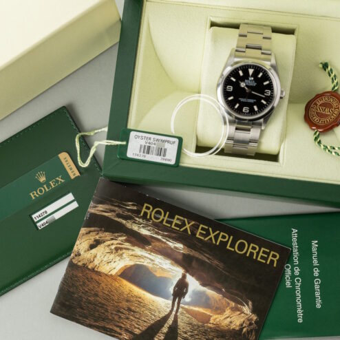 114270 Explorer I (new unworn full stickers / LC100 german full set / rehaut / from 2009 – Bild 3