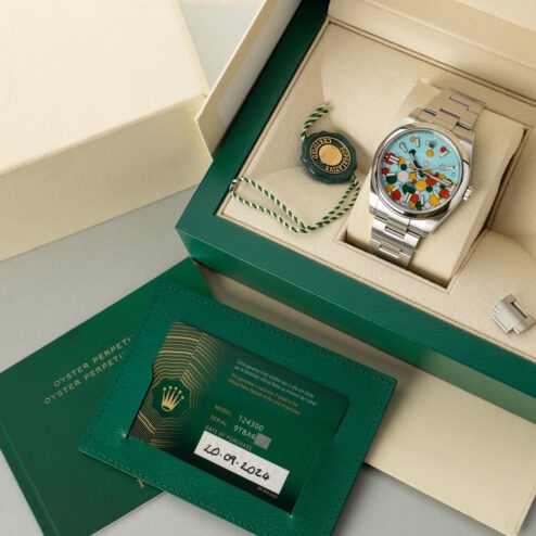 124300 Oyster Perpetual (Celebration Dial / 2024 / top condition full set) – Bild 3