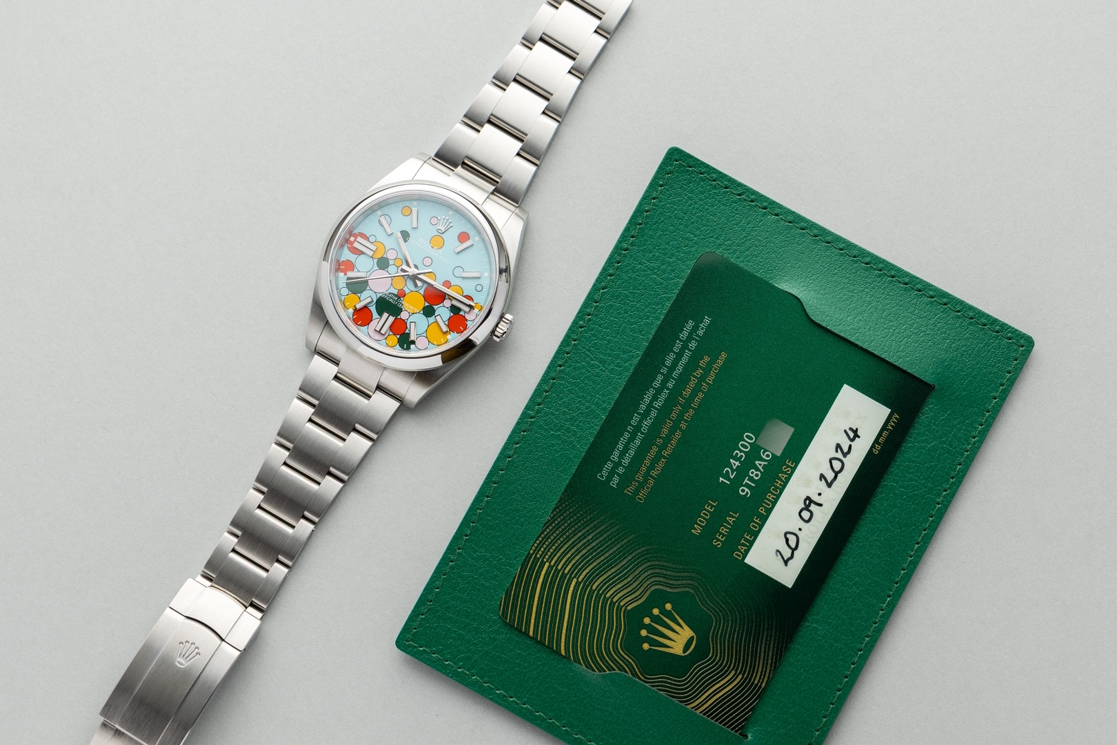 124300 Oyster Perpetual (Celebration Dial / 2024 / top condition full set) – Bild 4
