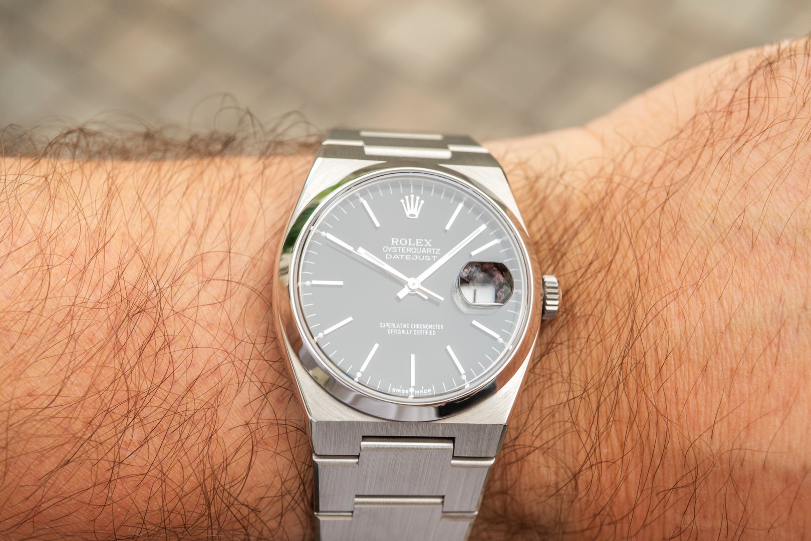 17000 Datejust Oysterquartz (full set / service papers / new bracelet) – Bild 2