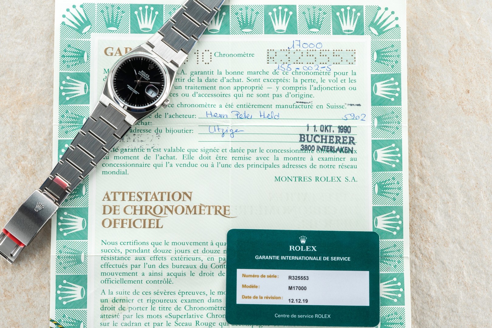 17000 Datejust Oysterquartz (full set / service papers / new bracelet) – Bild 3