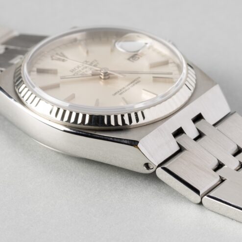 17014 Datejust Oysterquartz (silver sunray dial / service papers from 2020) – Bild 7