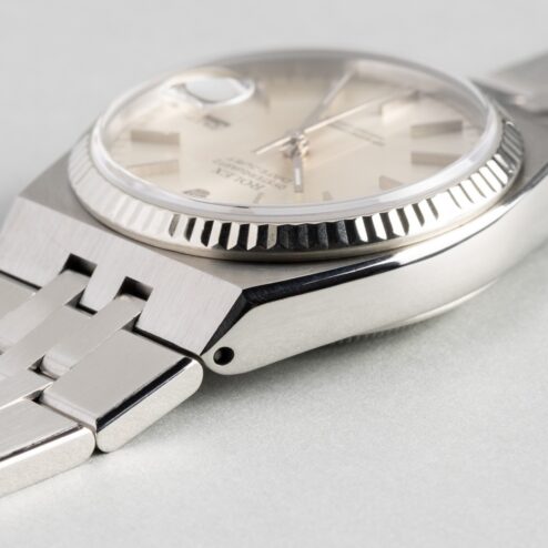 17014 Datejust Oysterquartz (silver sunray dial / service papers from 2020) – Bild 8