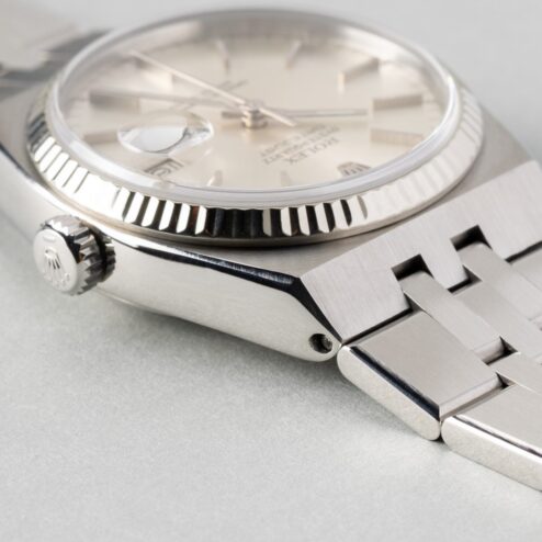 17014 Datejust Oysterquartz (silver sunray dial / service papers from 2020) – Bild 9