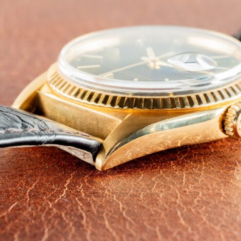 1803 Day-Date (perfect black matte dial / 18 carat buckle / from 1971) – Bild 9