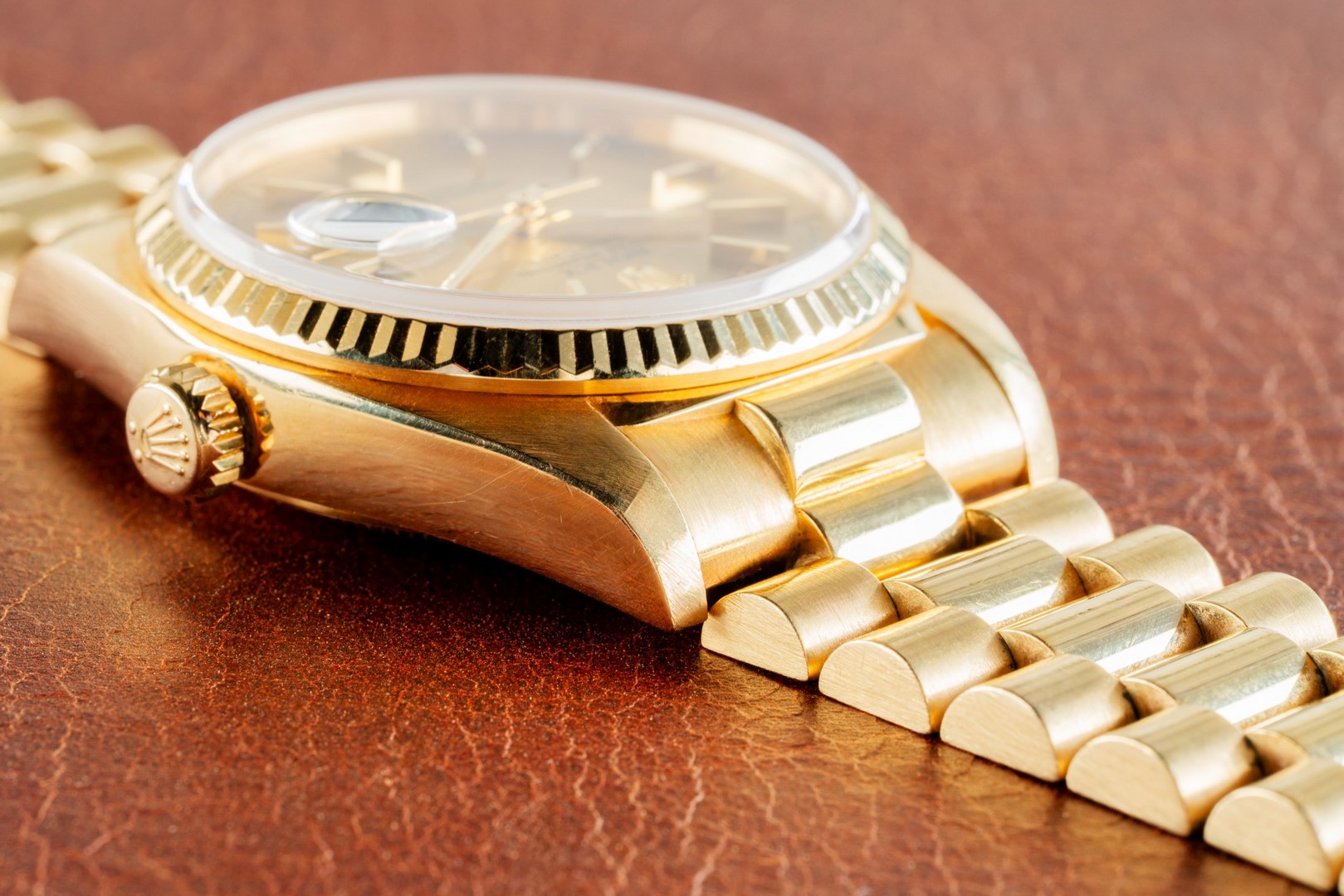 18038 Day-Date (unpolished thick case / full set / interesting history) – Bild 10