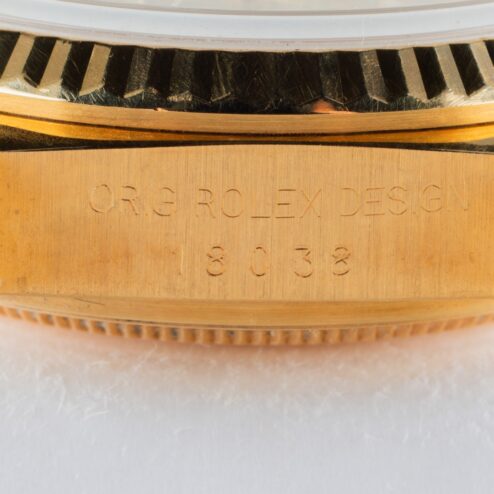 18038 Day-Date (unpolished thick case / full set / interesting history) – Bild 14