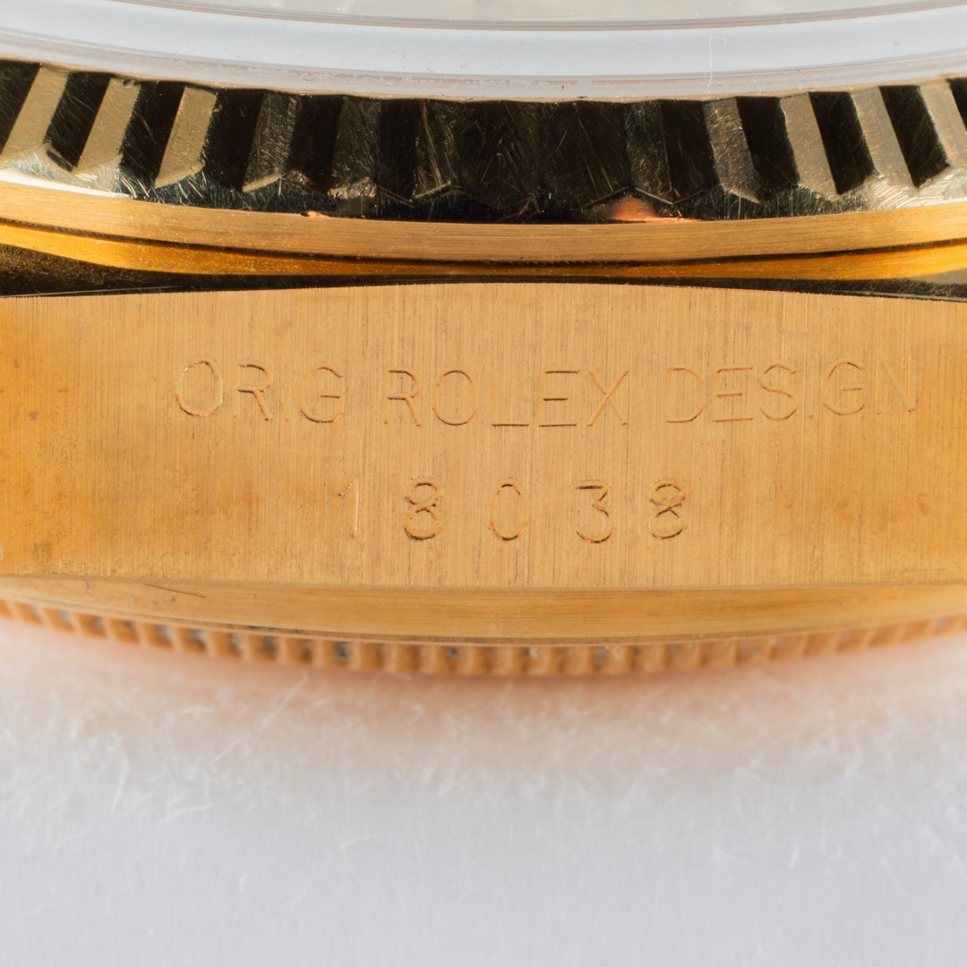 18038 Day-Date (unpolished thick case / full set / interesting history) – Bild 14