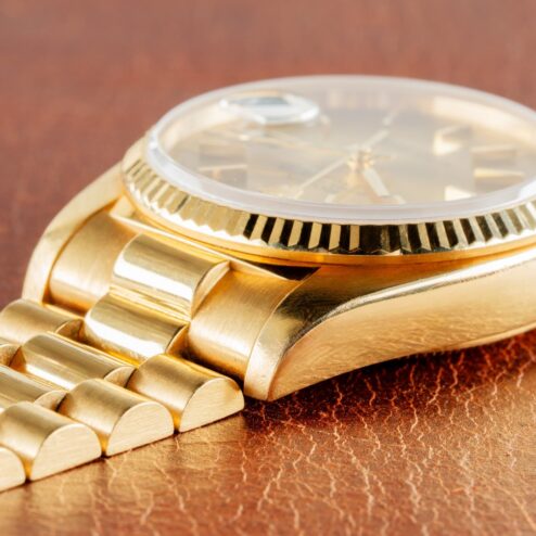 18038 Day-Date (unpolished thick case / full set / interesting history) – Bild 9
