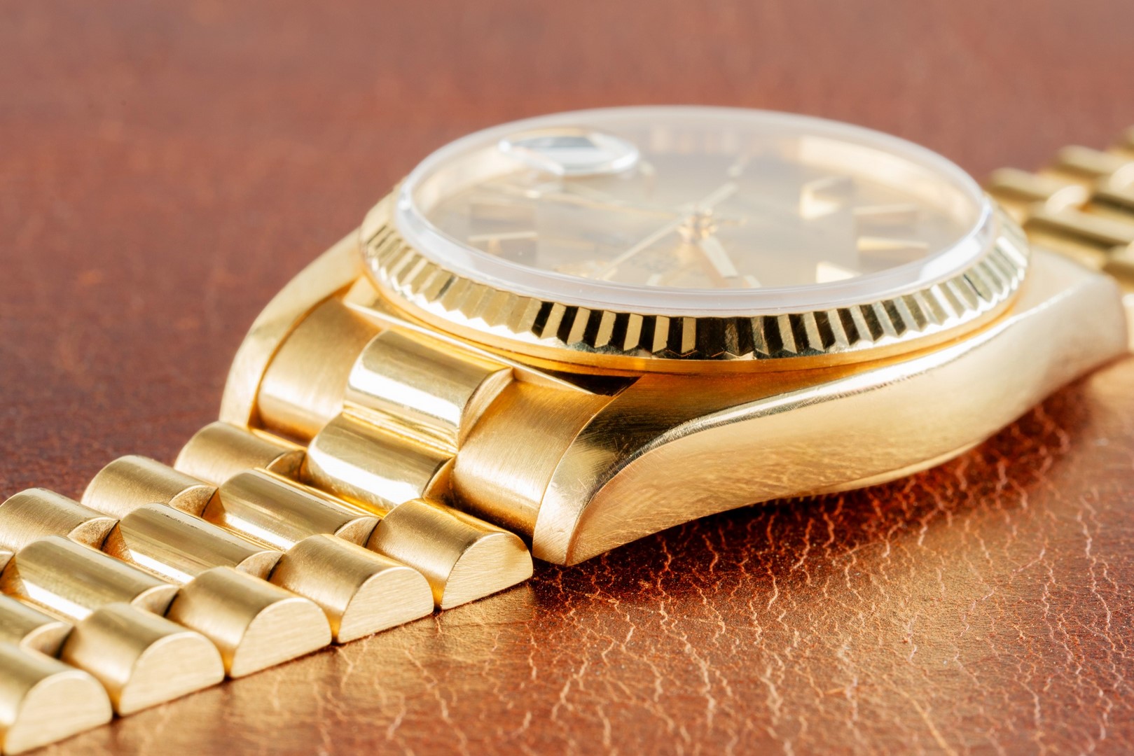 18038 Day-Date (unpolished thick case / full set / interesting history) – Bild 9