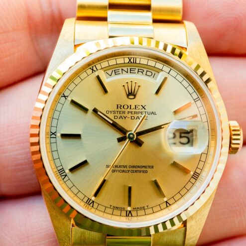 Alternative view of 18238 Day-Date (spectacular condition / like NOS / full set / from a roman family)