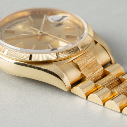 18248 Day-Date (double quick bark finish / tropical dial / top top bracelet) – Bild 7
