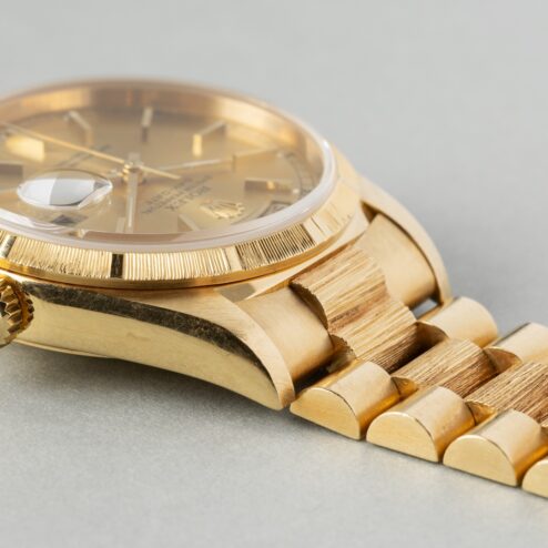 18248 Day-Date (double quick bark finish / tropical dial / top top bracelet) – Bild 9