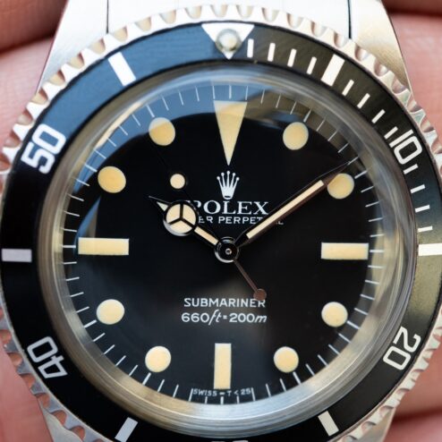 Alternative view of 5513 Submariner No Date (Maxi MKIV / super clean patina / from 1982)