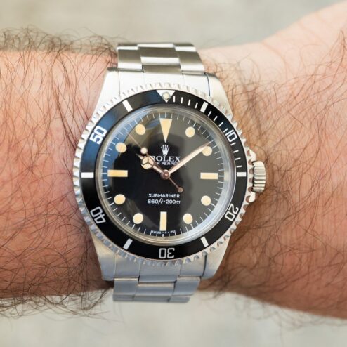 5513 Submariner No Date (Maxi MKIV / super clean patina / from 1982) – Bild 3