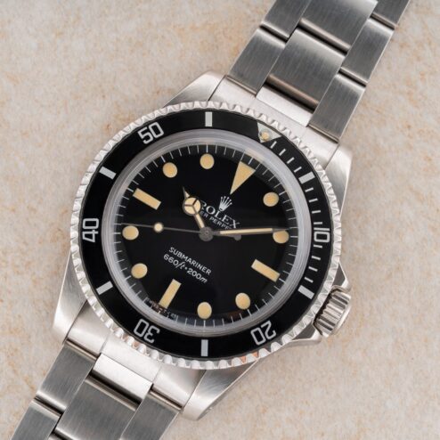 5513 Submariner No Date (Maxi MKIV / super clean patina / from 1982) – Bild 4