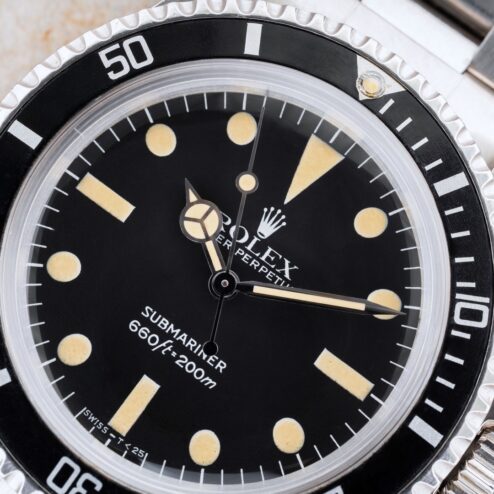5513 Submariner No Date (Maxi MKIV / super clean patina / from 1982) – Bild 5