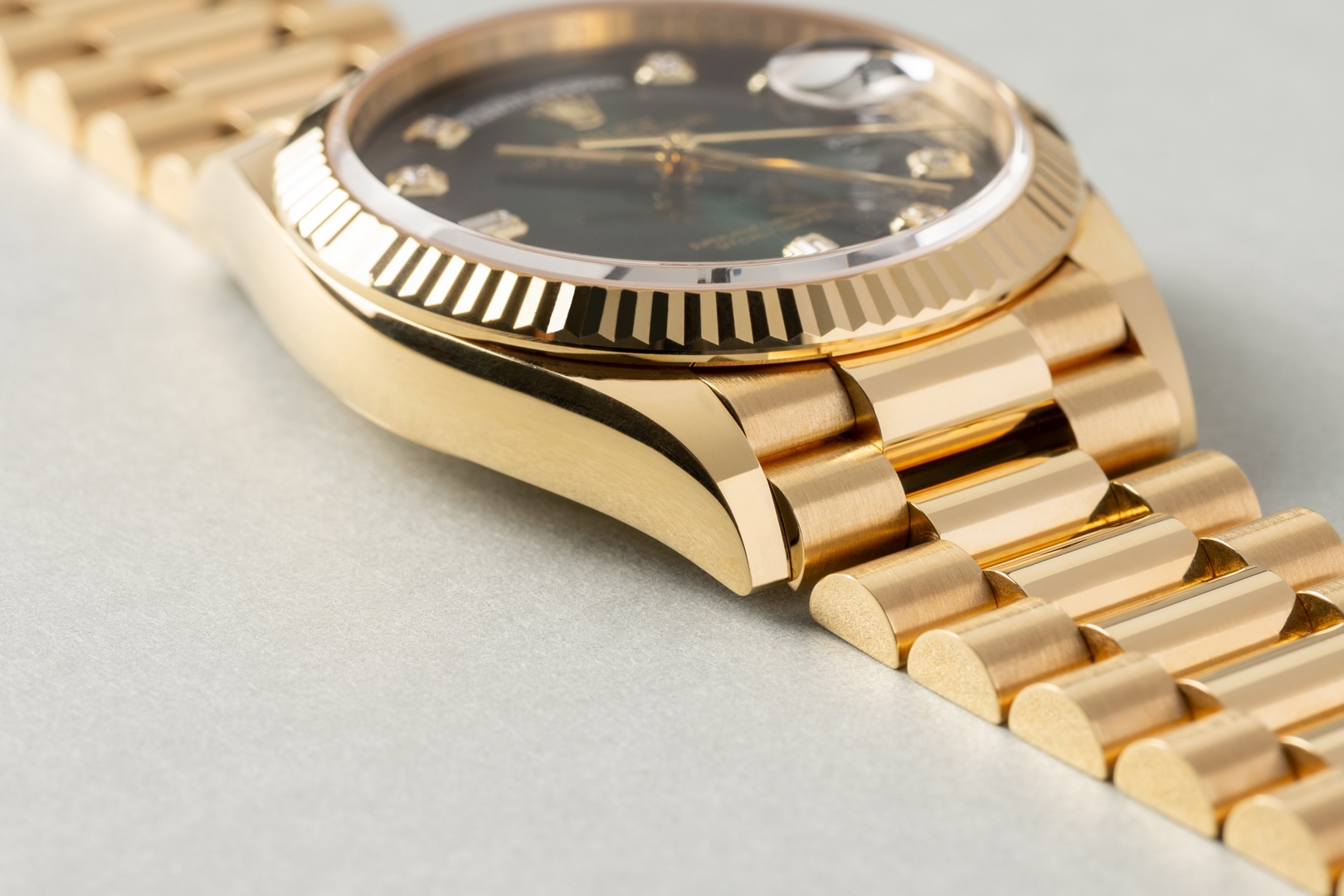 128238 Day-Date (green ombre dial / 2021 full set from Germany / top condition) – Bild 7