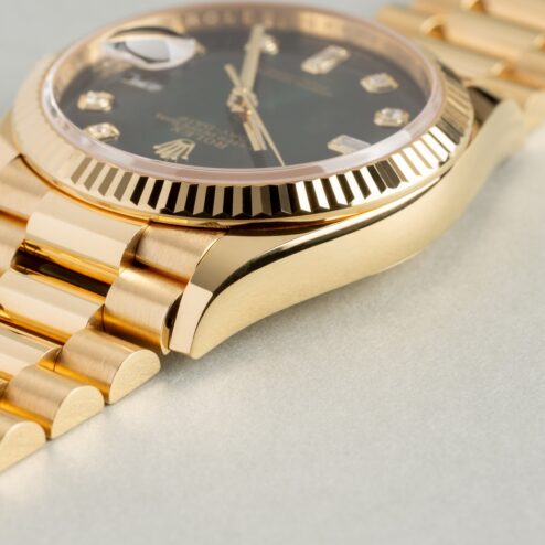 128238 Day-Date (green ombre dial / 2021 full set from Germany / top condition) – Bild 8
