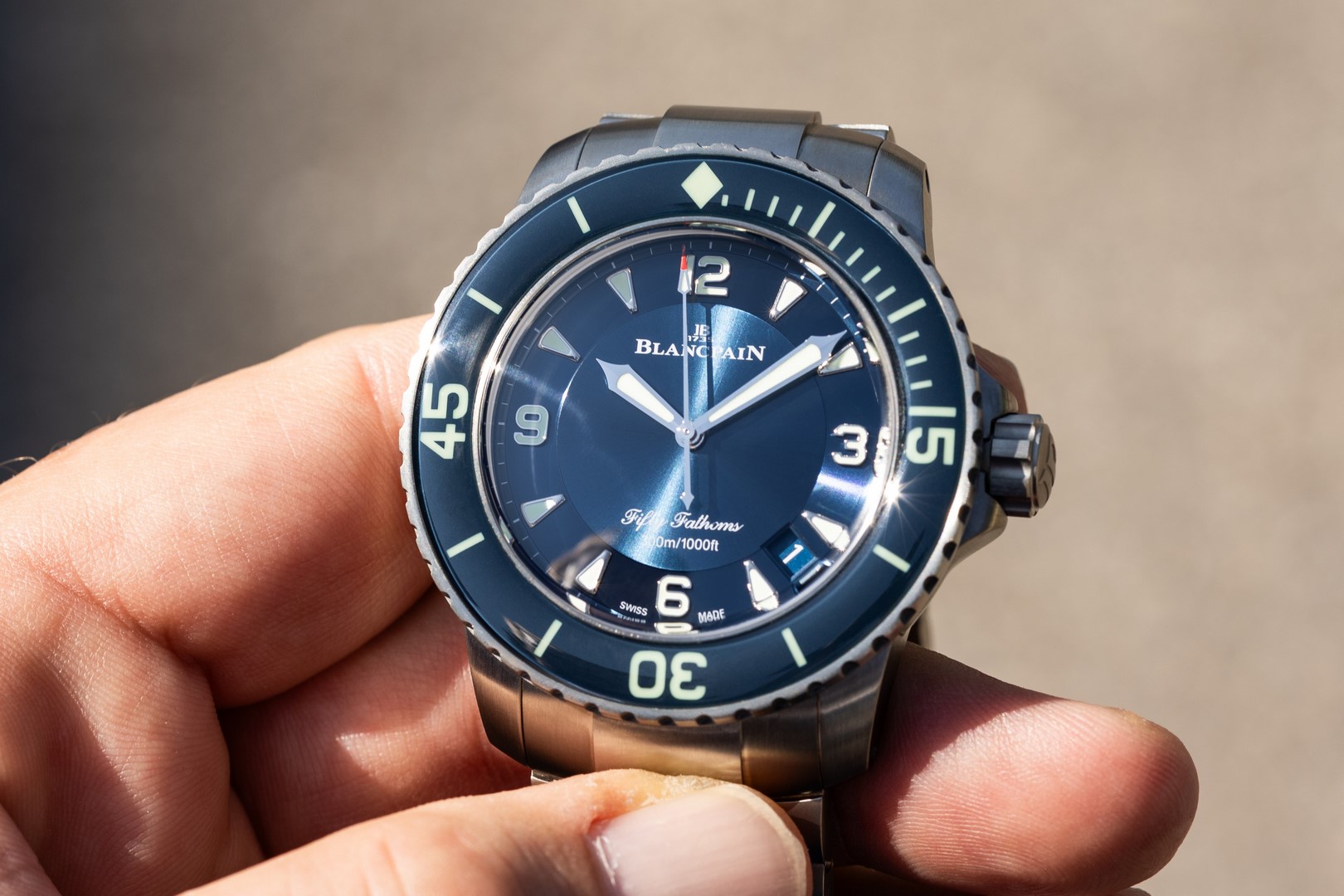 5015-12B40-98B Fifty Fathoms (blue dial / full set from 2022) – Bild 2