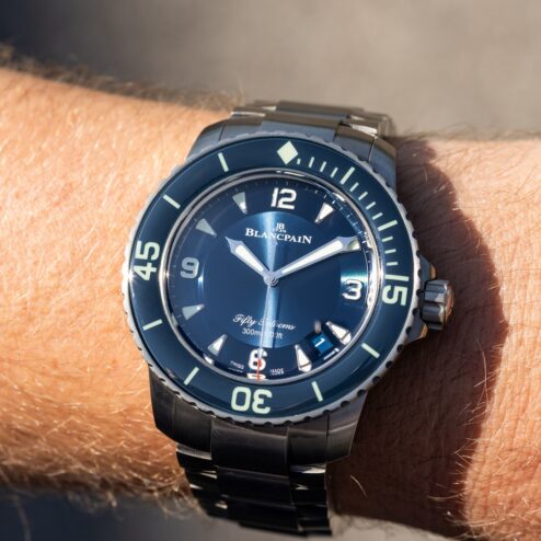5015-12B40-98B Fifty Fathoms (blue dial / full set from 2022) – Bild 3