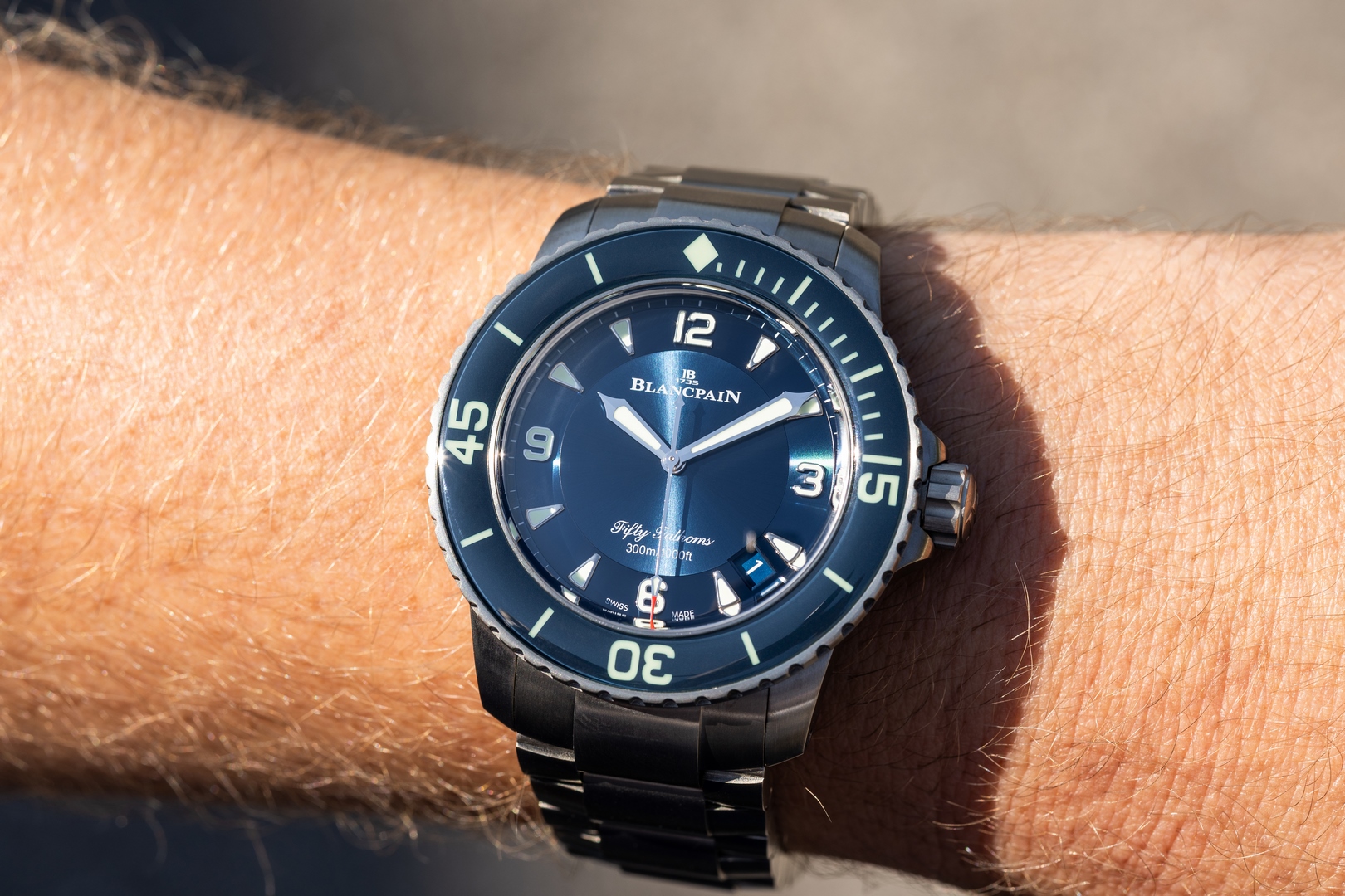 5015-12B40-98B Fifty Fathoms (blue dial / full set from 2022) – Bild 3