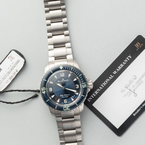 5015-12B40-98B Fifty Fathoms (blue dial / full set from 2022) – Bild 4