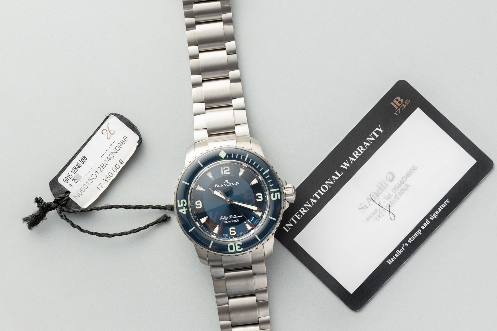 5015-12B40-98B Fifty Fathoms (blue dial / full set from 2022) – Bild 4