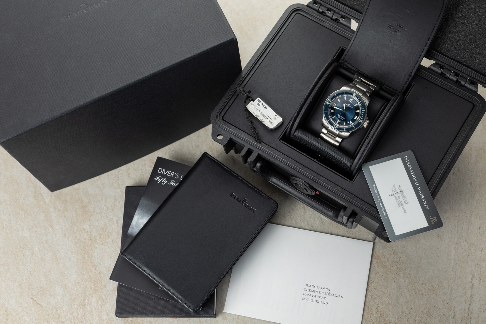 5015-12B40-98B Fifty Fathoms (blue dial / full set from 2022) – Bild 5