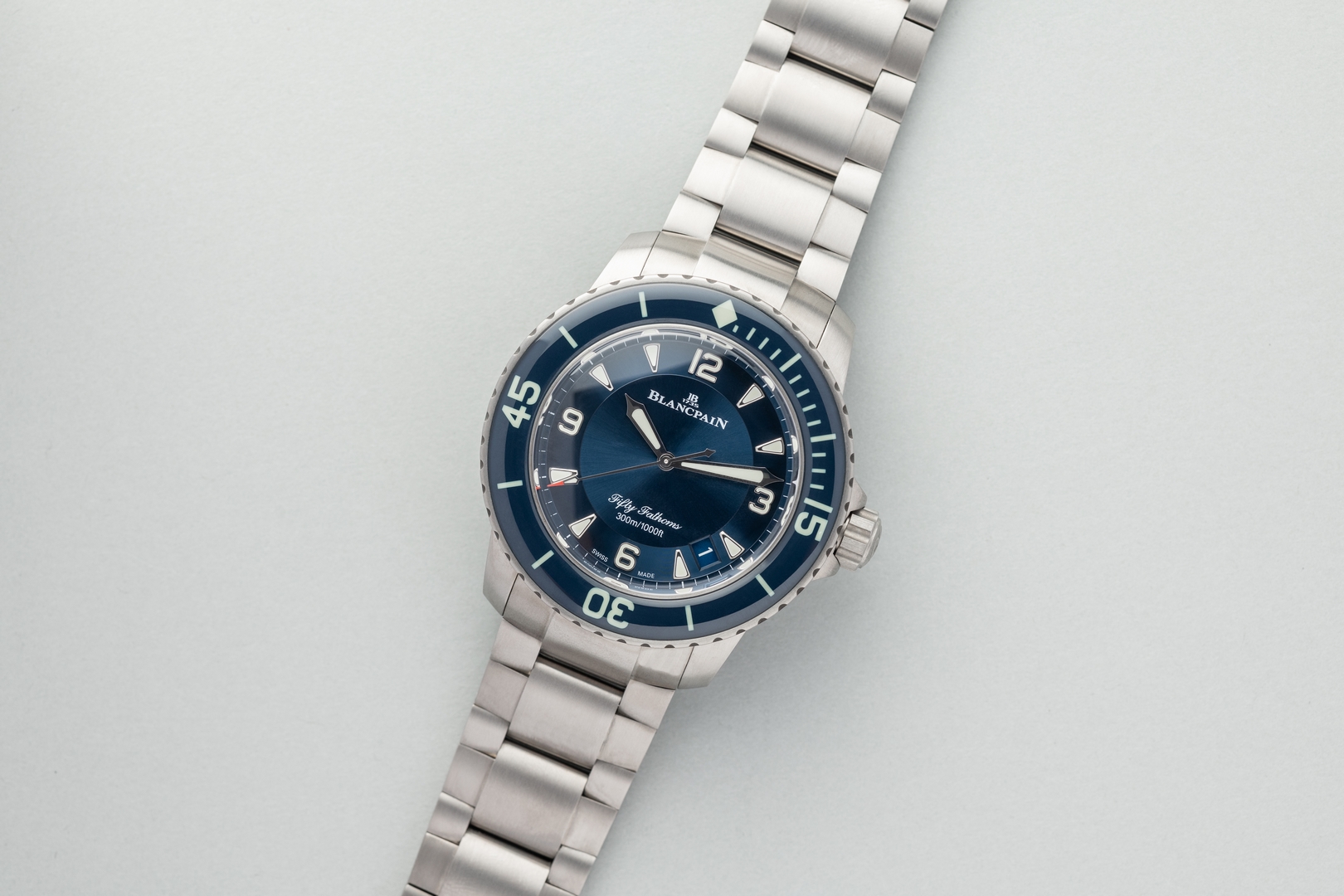 5015-12B40-98B Fifty Fathoms (blue dial / full set from 2022) – Bild 6