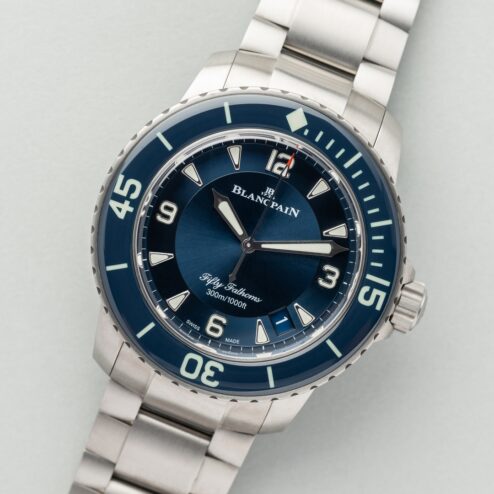 5015-12B40-98B Fifty Fathoms (blue dial / full set from 2022) – Bild 7