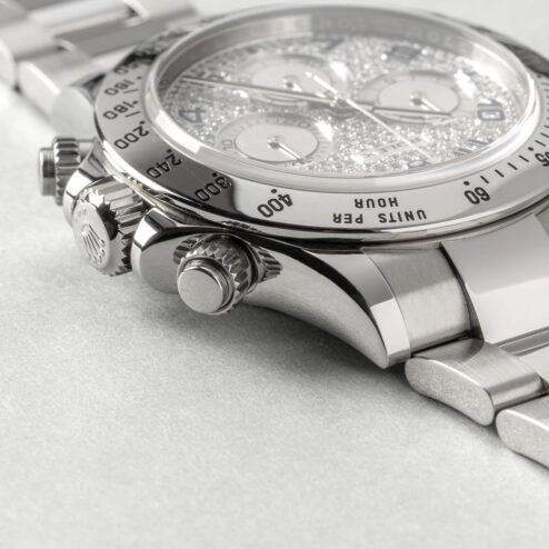 116520 Daytona (full set from 2016 / super rare pave dial / unpolished) – Bild 10
