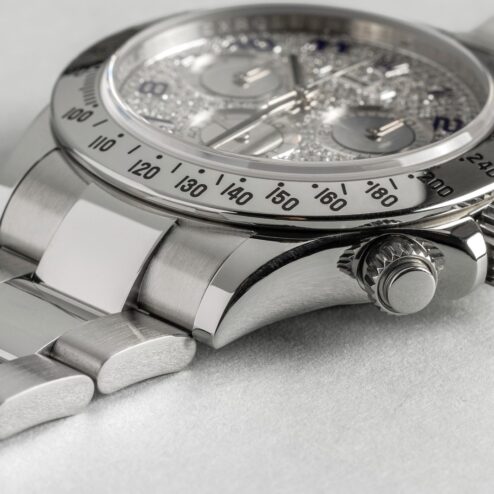 116520 Daytona (full set from 2016 / super rare pave dial / unpolished) – Bild 11