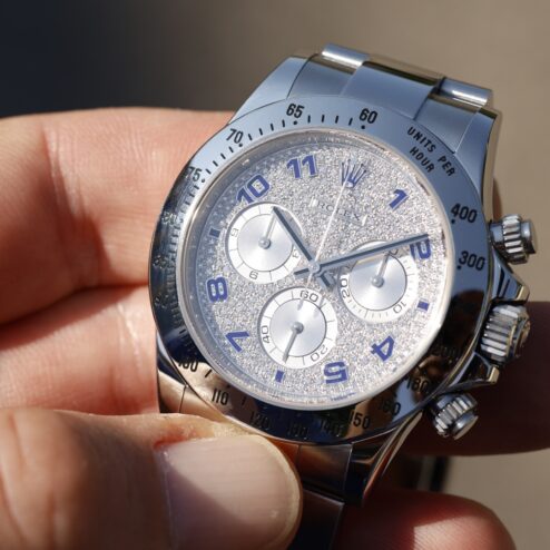 116520 Daytona (full set from 2016 / super rare pave dial / unpolished) – Bild 3