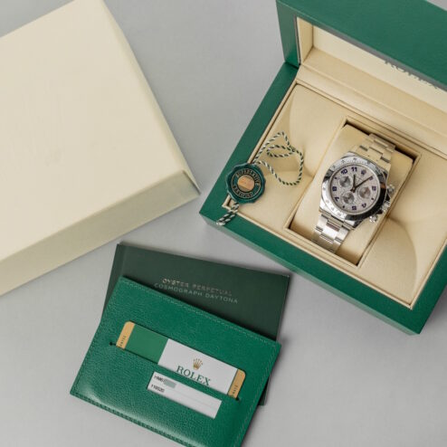 116520 Daytona (full set from 2016 / super rare pave dial / unpolished) – Bild 5