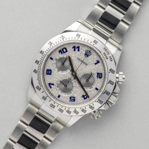 116520 Daytona (full set from 2016 / super rare pave dial / unpolished) – Bild 7