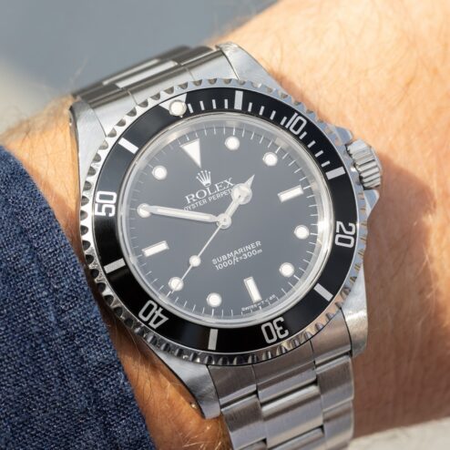 14060 Submariner No Date (unpolished / tritium / box papers) – Bild 3