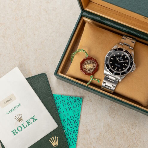 14060 Submariner No Date (unpolished / tritium / box papers) – Bild 5