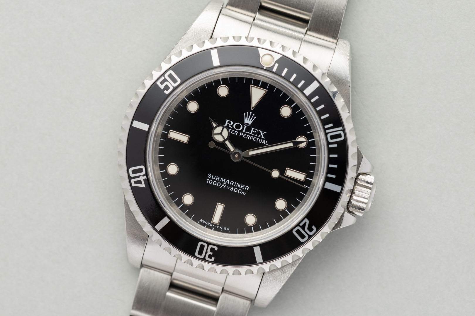 14060 Submariner No Date (unpolished / tritium / box papers) – Bild 7
