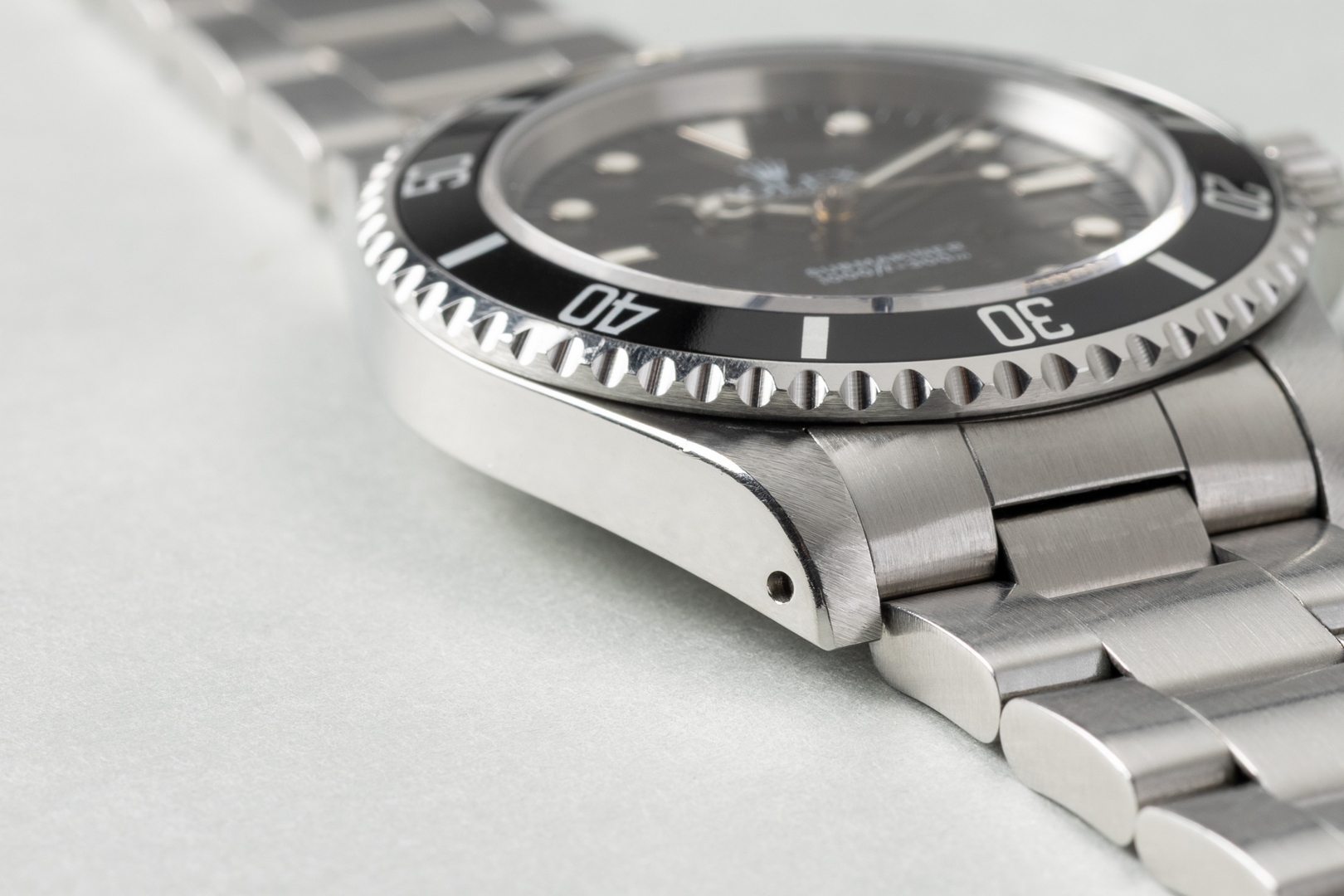 14060 Submariner No Date (unpolished / tritium / box papers) – Bild 8