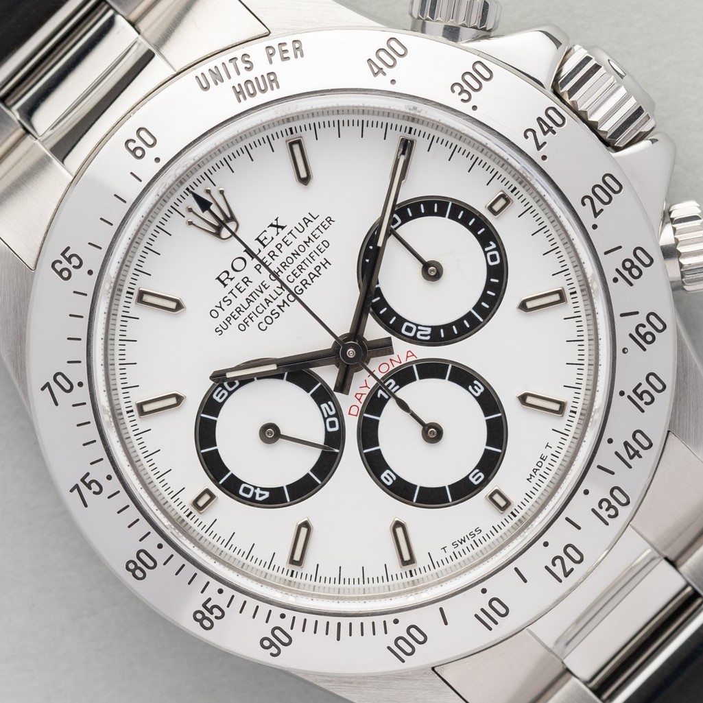 16520 Daytona (U series / full set / white dial / one of the last tritium ones)