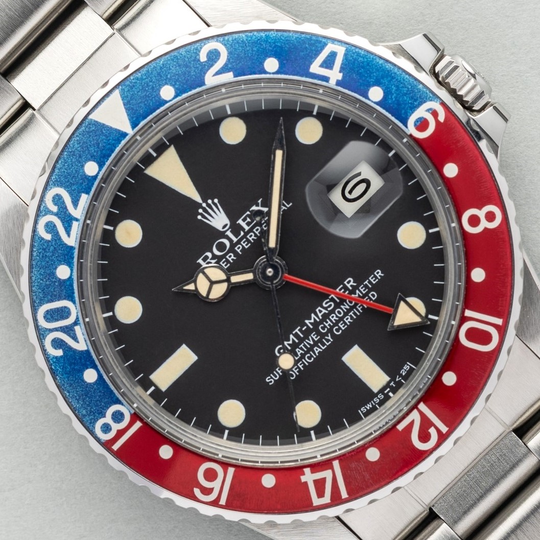 16750 GMT-Master (matte dial / top case / top patina / box papers)