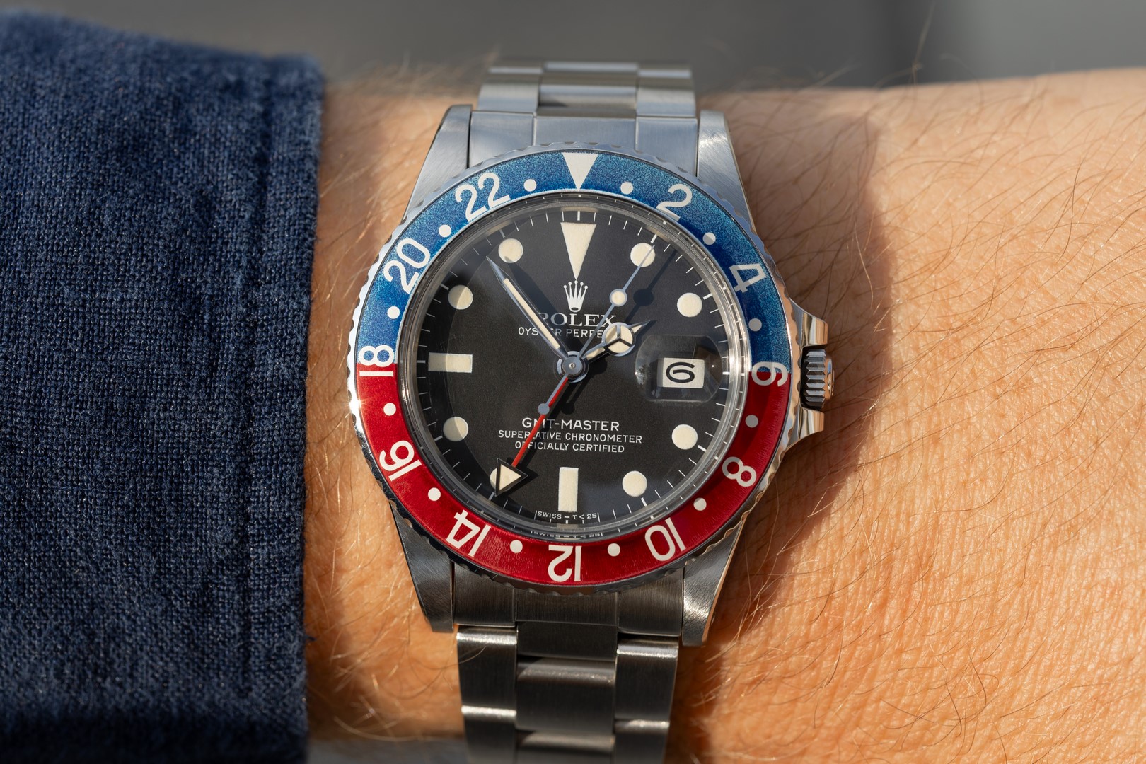 16750 GMT-Master (matte dial / top case / top patina / box papers) – Bild 3